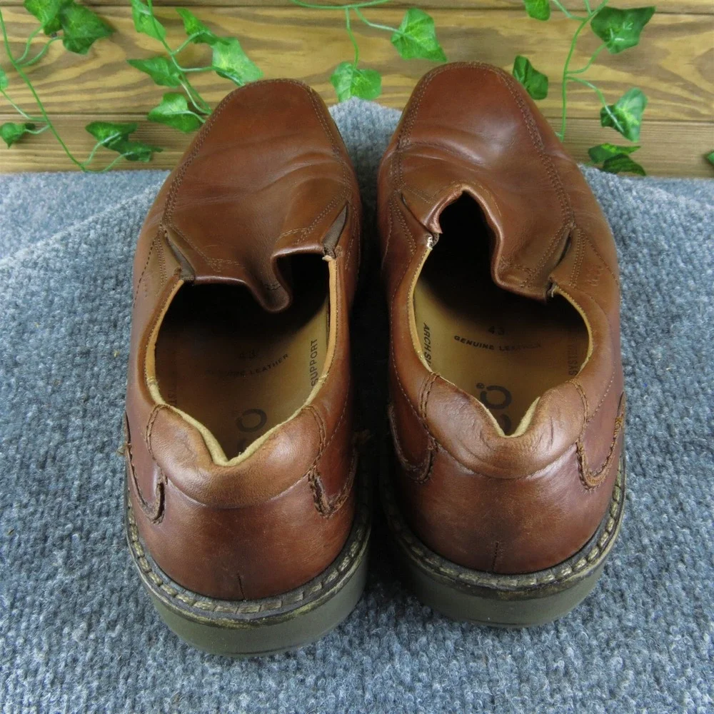 Ecco Men's  Loafer Brown Leather Size 43M‎ Gently Used 2025